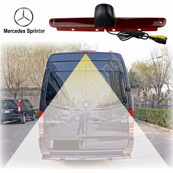 Mercedes Benz Sprinter vans third brake light reversing camera