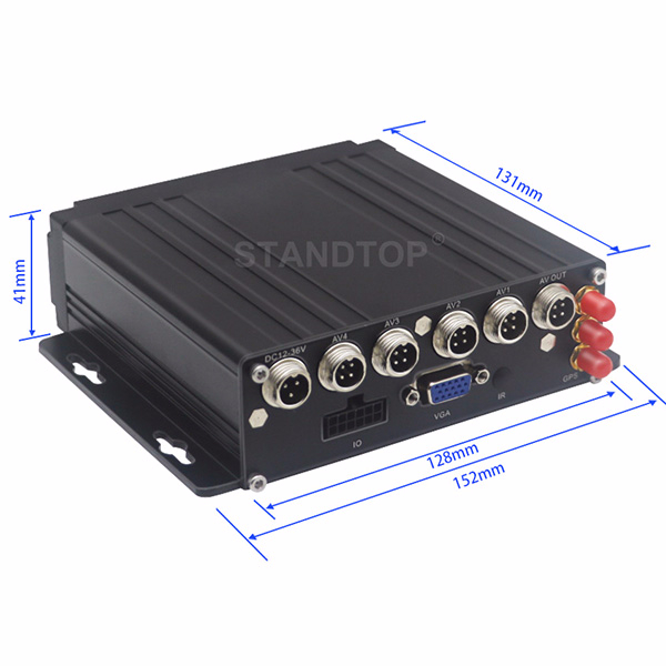 4 Channel AI Mobile DVR with ADAS DSM Kits