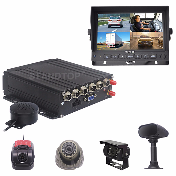 4 Channel AI Mobile DVR with ADAS DSM Kits