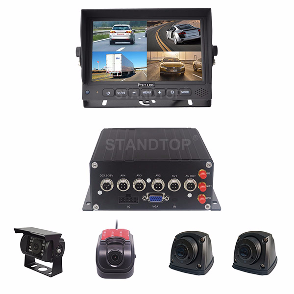 7inch HD 1080P HDD DVR Kits