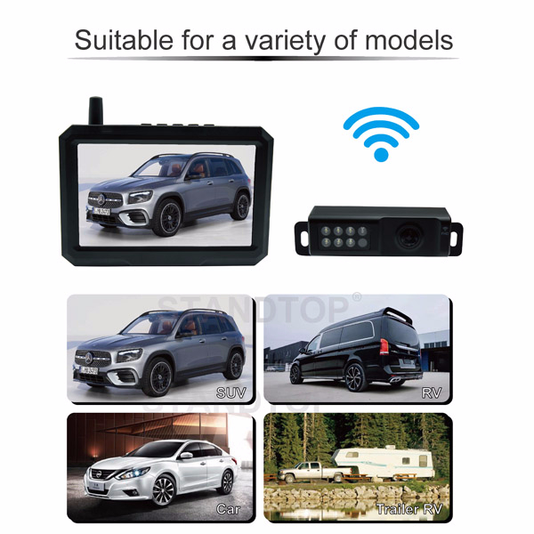 5inch HD 2.4G Digital Wireless System With DVR