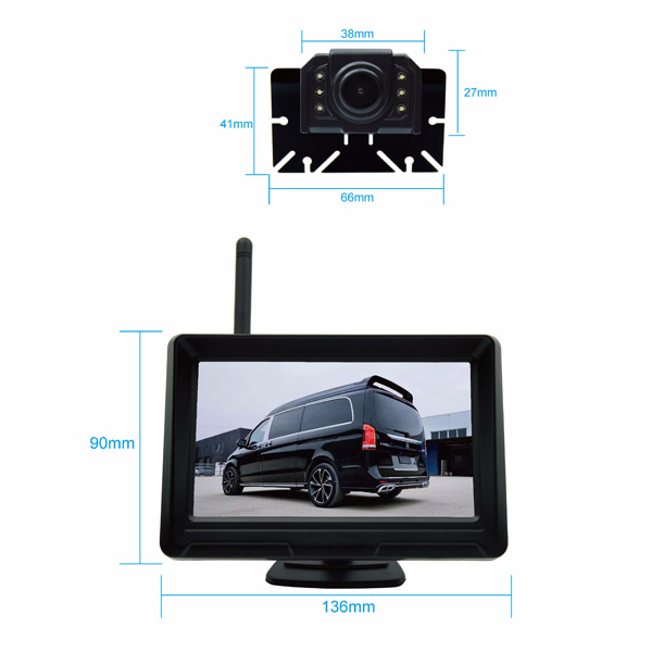 5inch HD 2.4G Digital Wireless Kits