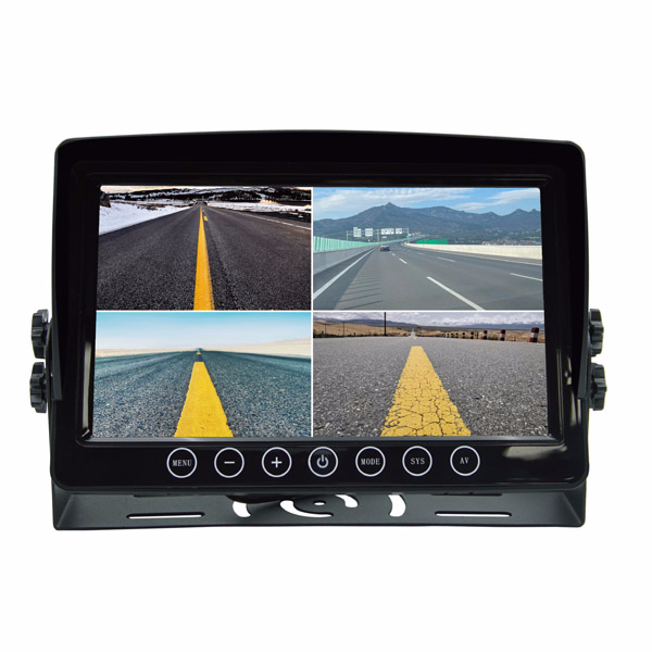 9Inch HD 1080P Quad screen monitor DVR