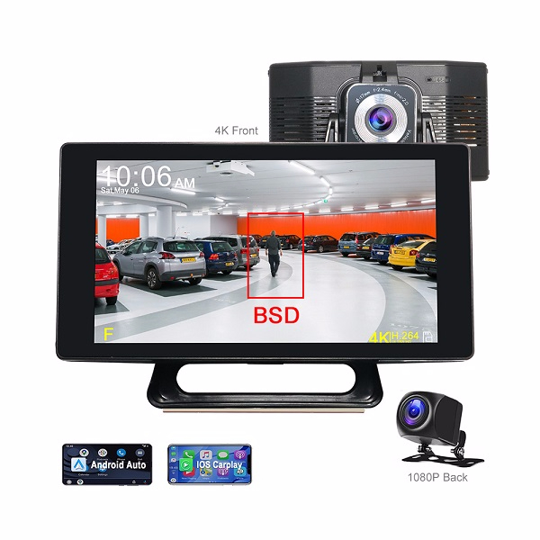 5inch BSD CarPlay 4K DVR Recorder