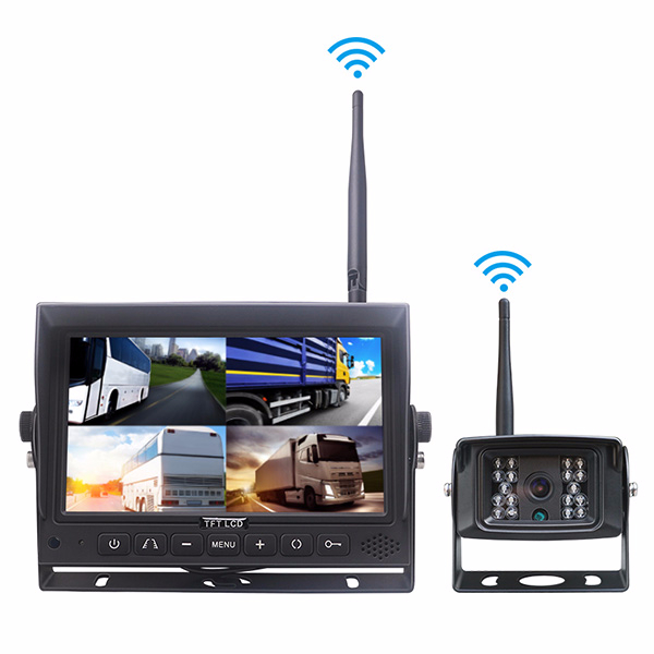 7Inch AHD Wireless Video System 4 Split DVR