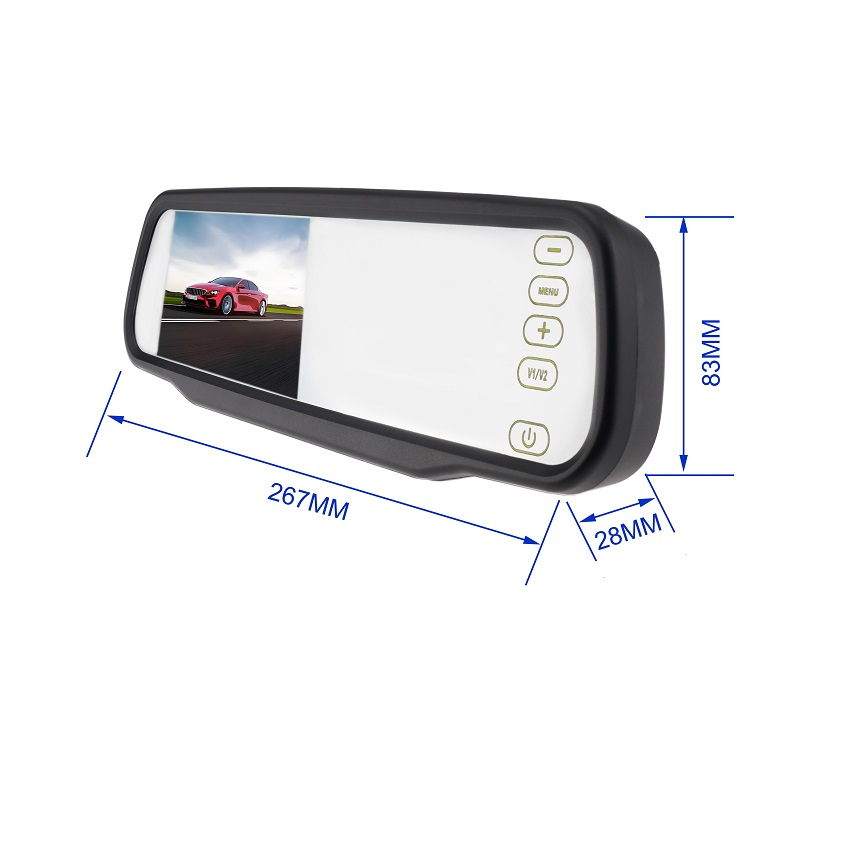4.3inch Clip on AHD Mirror Monitor