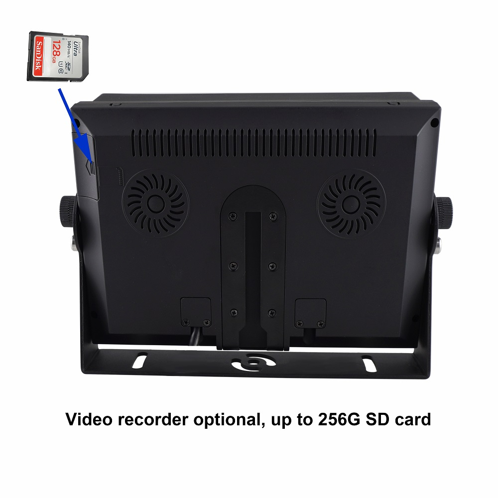 7 inch HD 1080P 2 Split Rearview monitor 