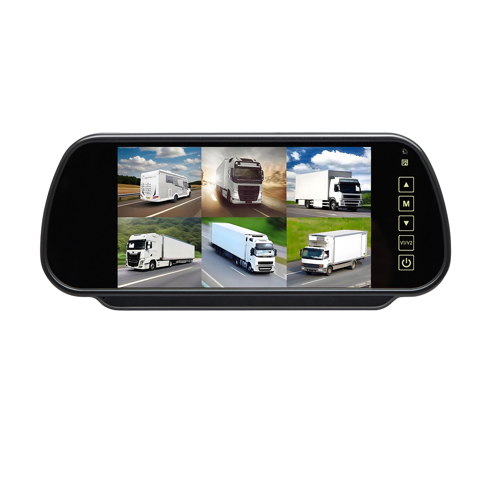 7inch AHD Mirror Monitor 6 Channel