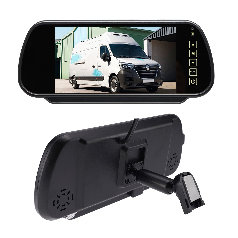 7inch Stalk AHD Mirror Monitor 2 Channel