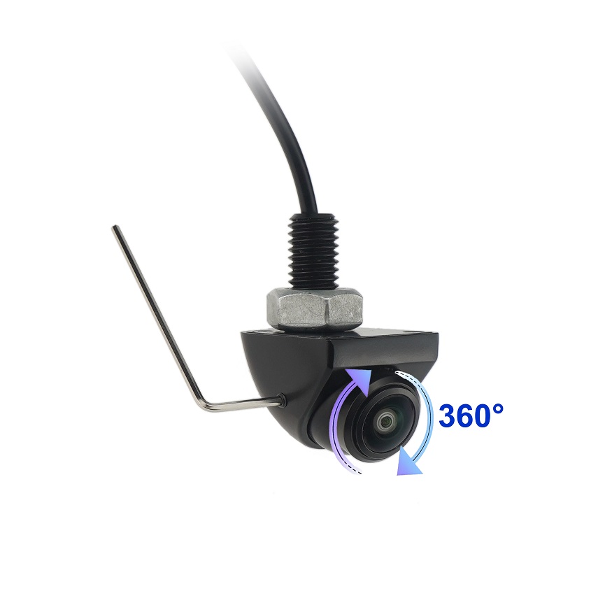 AHD/CVBS switchable 360° Rotatable Car backup Camera 
