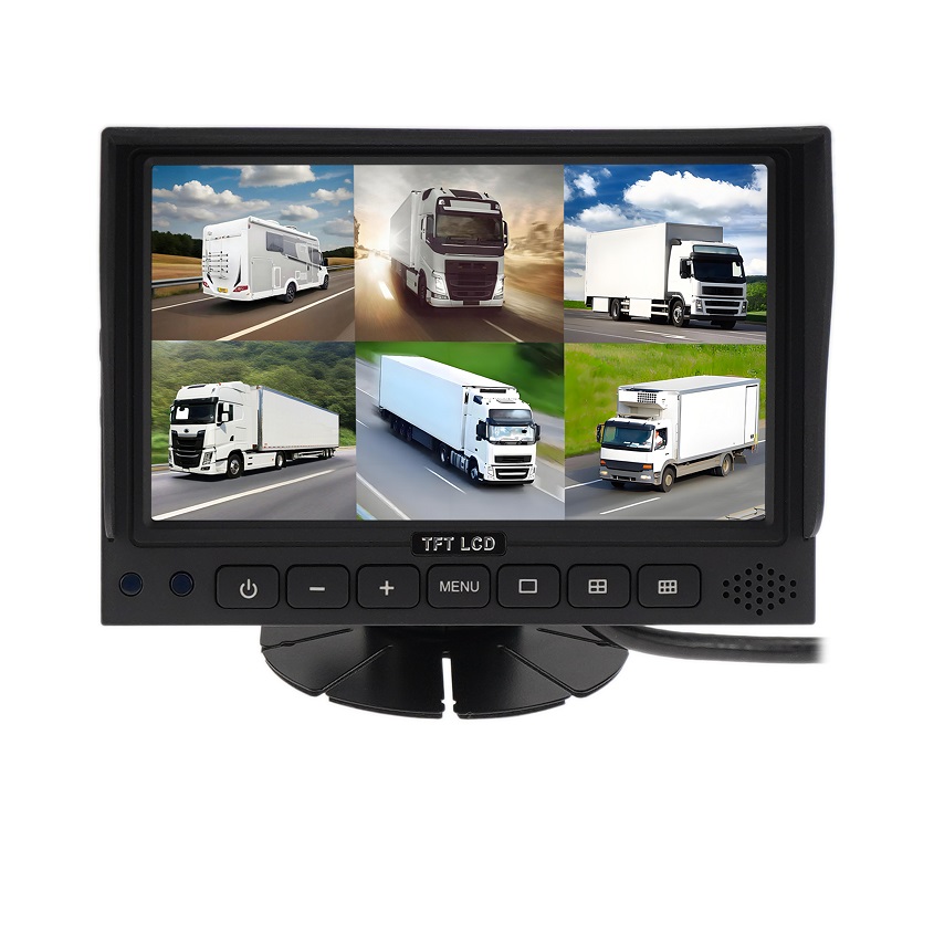  7-inch 1080P Rearview Monitor 6 Channel DVR