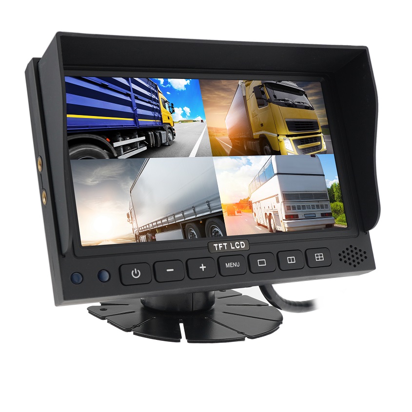 7-inch HD 1080P Quad Rearview monitor 