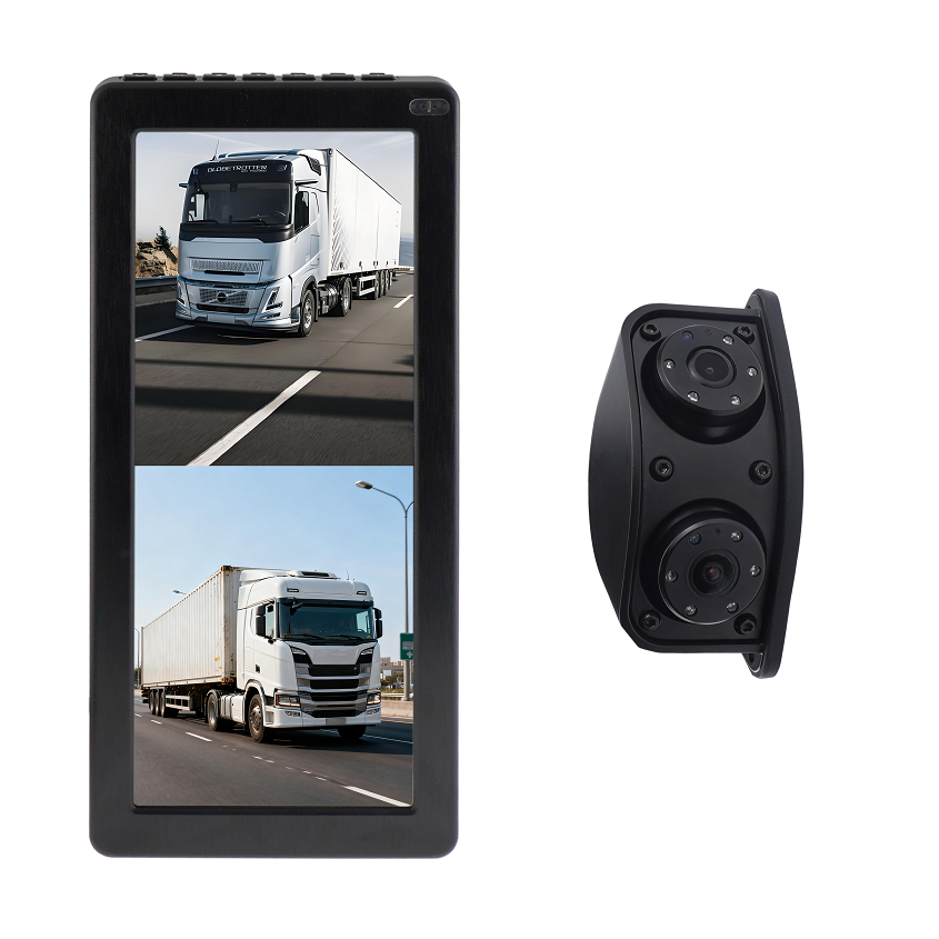 12.3" Digital Rear View Mirror with Dual Lens Camera for Trucks & Commercial Vehicles