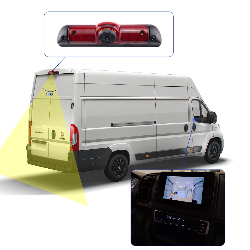 Caméra de recul Fiat Ducato pour écran d'origine Algérie et France