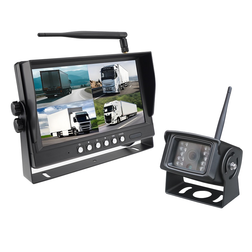 10.1 Inch Wireless Quad Camera System for Agricultural Machinery & Heavy Duty Vehicles