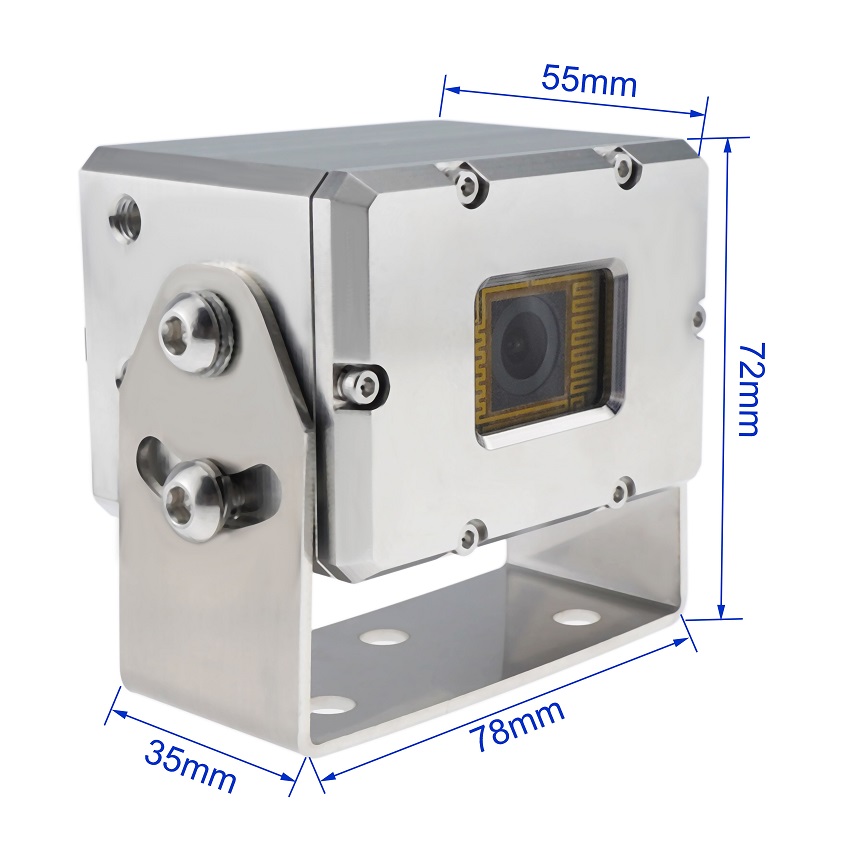 Heated Stainless Steel Heavy-Duty Vehicle Camera
